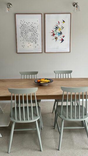 Alton dining chairs around a family dining table