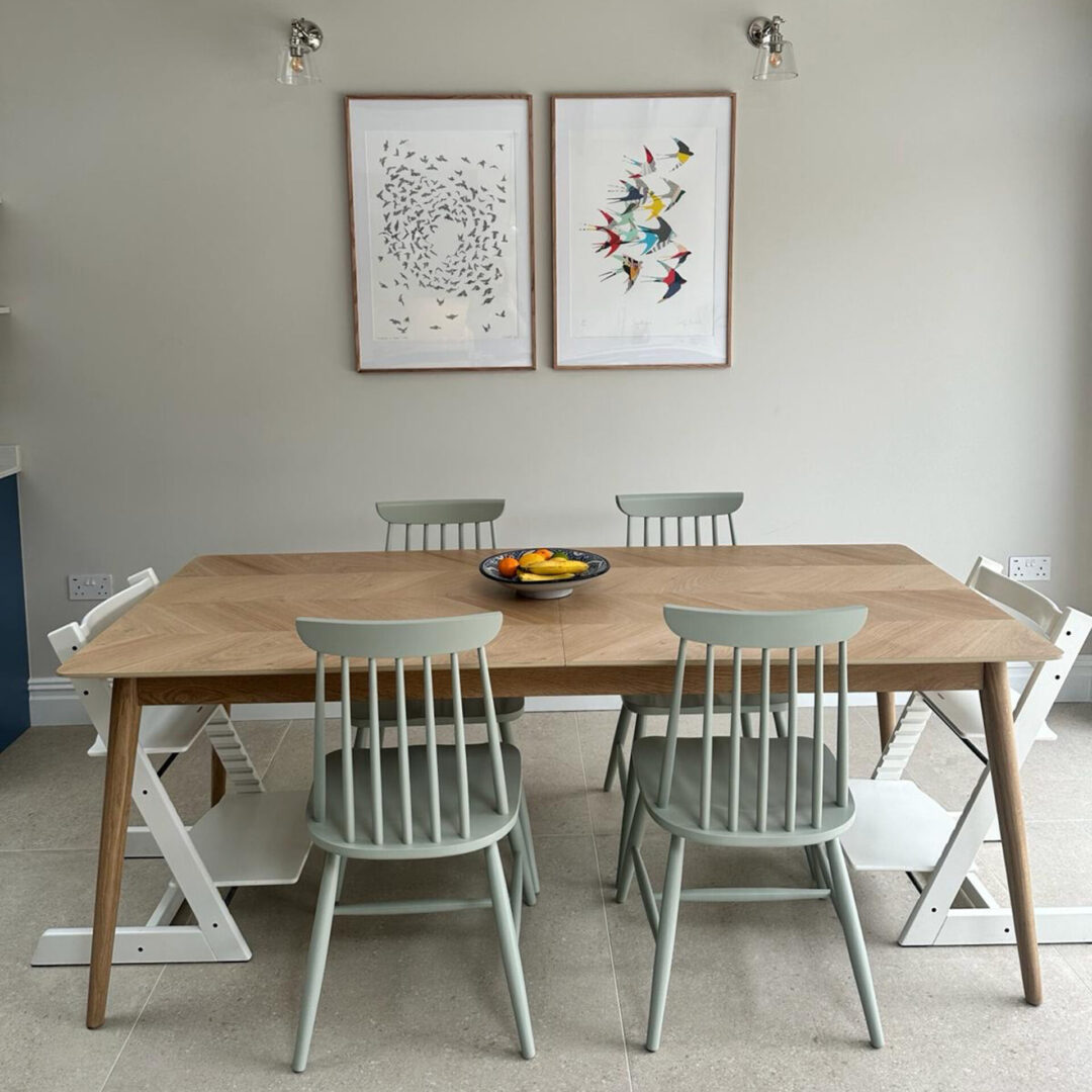 Alton dining chairs around a family dining table