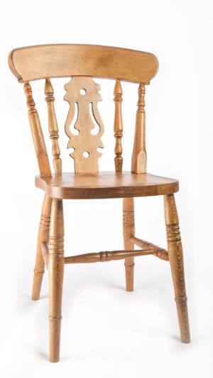 Fiddle back dining chair