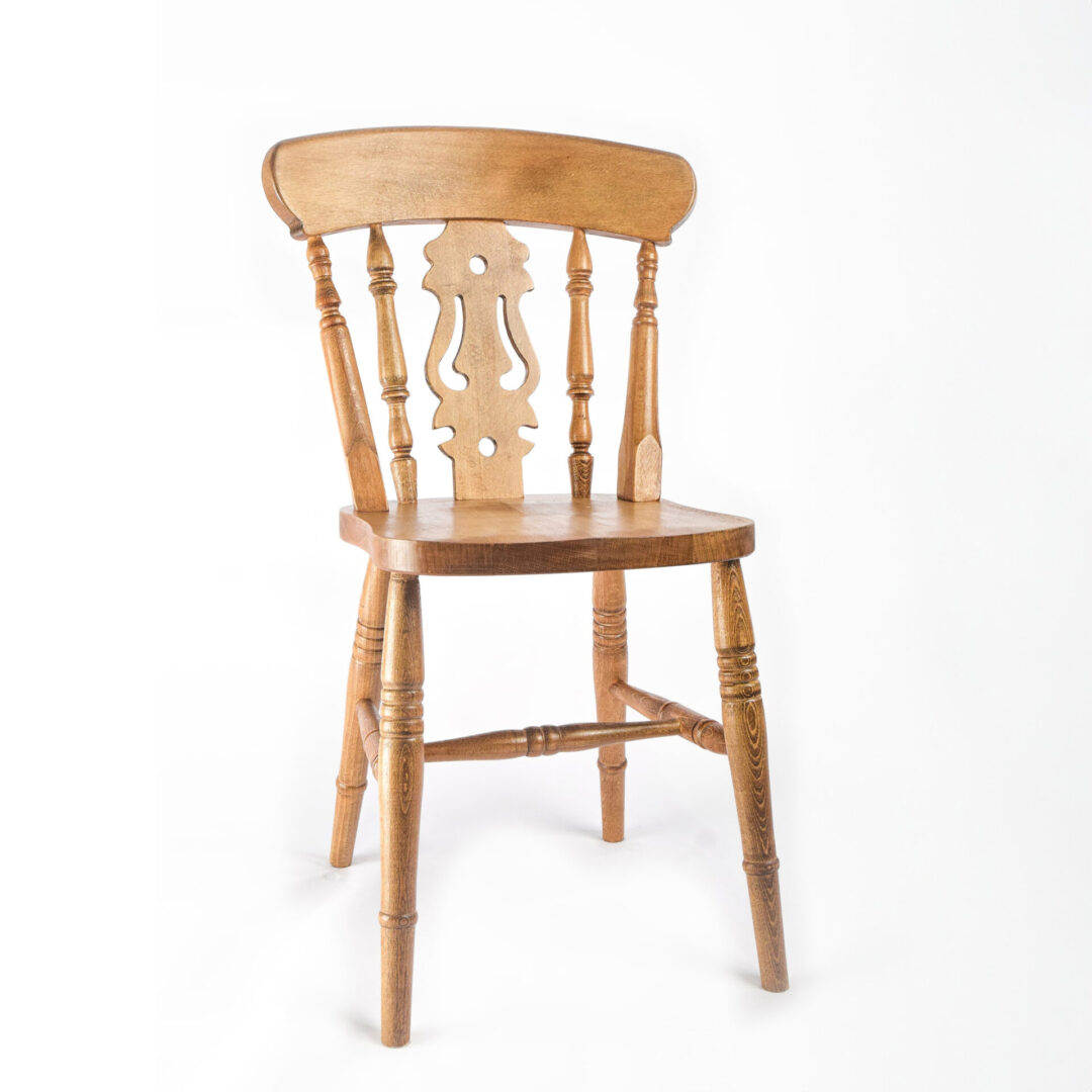 Fiddle back dining chair