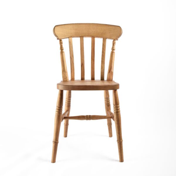 Farmhouse slat back dining chair