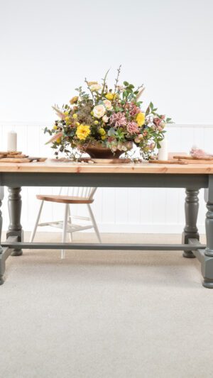 Refectory rectangular dining table