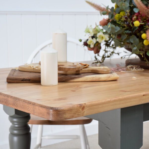 Refectory rectangular dining table